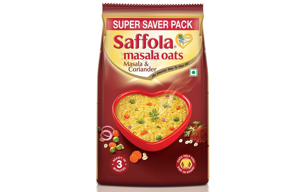 Saffola Masala Oats Masala & Coriander   Pack  400 grams